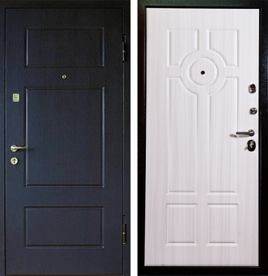 Металлические двери мдф белая