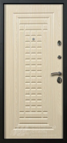 Дверь с белой декоративной панелью - хай тек с отделкой МДФ ПВХ - фото №2